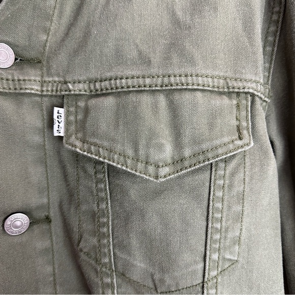 Levis Vintage Biker Style Jacket Size Medium - Picture 4 of 12